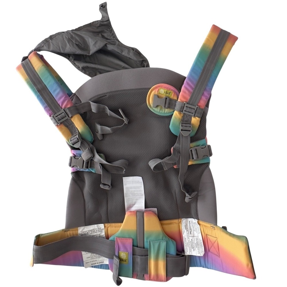 RARE Rainbow LilleBaby Carryon Airflow DLX Carrier Toddler Baby MYSTIC Pride - Picture 5 of 16